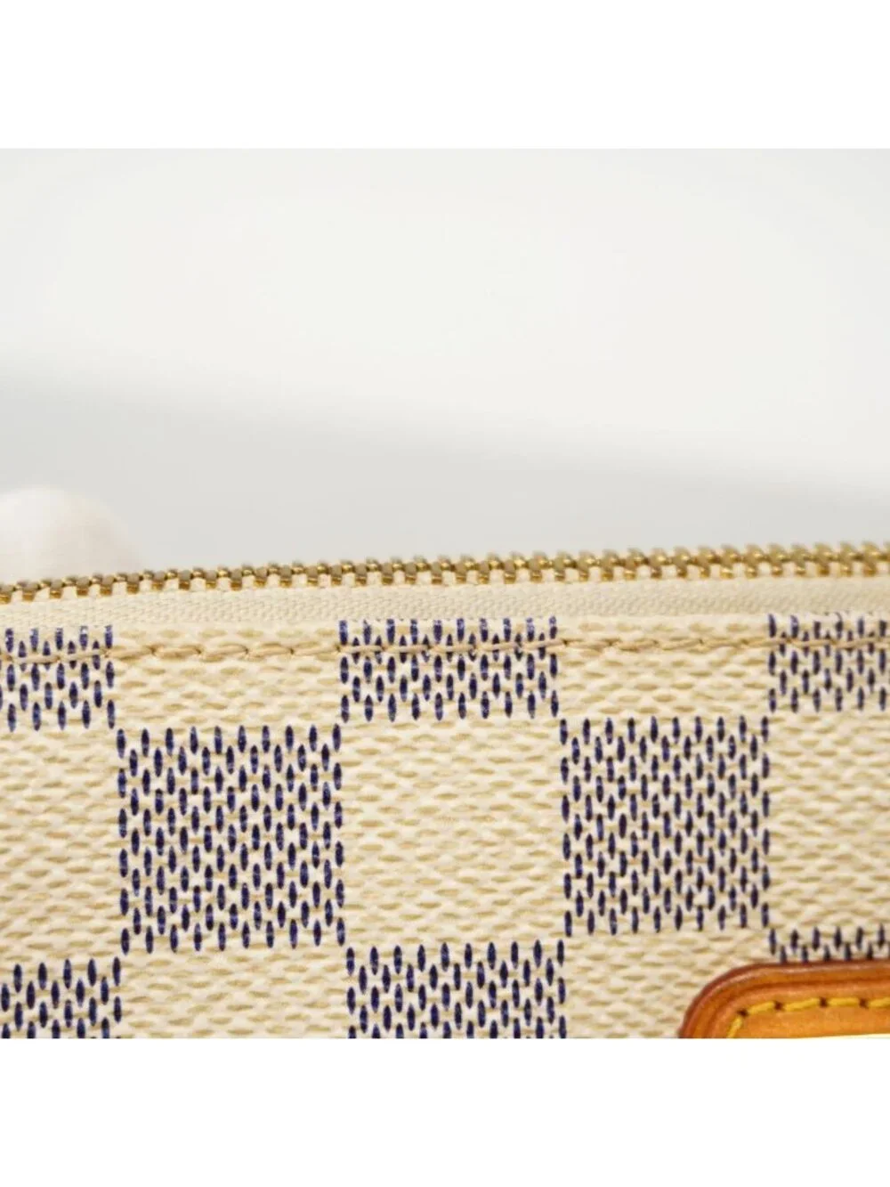 Louis Vuitton Handbag Damier Azur White 2-Way